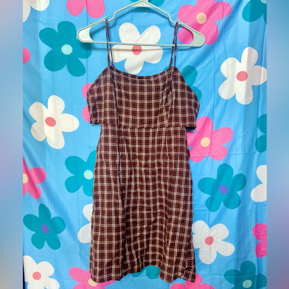 Kendall & Kylie plaid dress